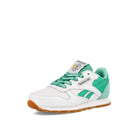 Reebok classic leather kids Footwear White-Pixel Mint-Future Teal Low Top Sneakers  Close Up | Overkill