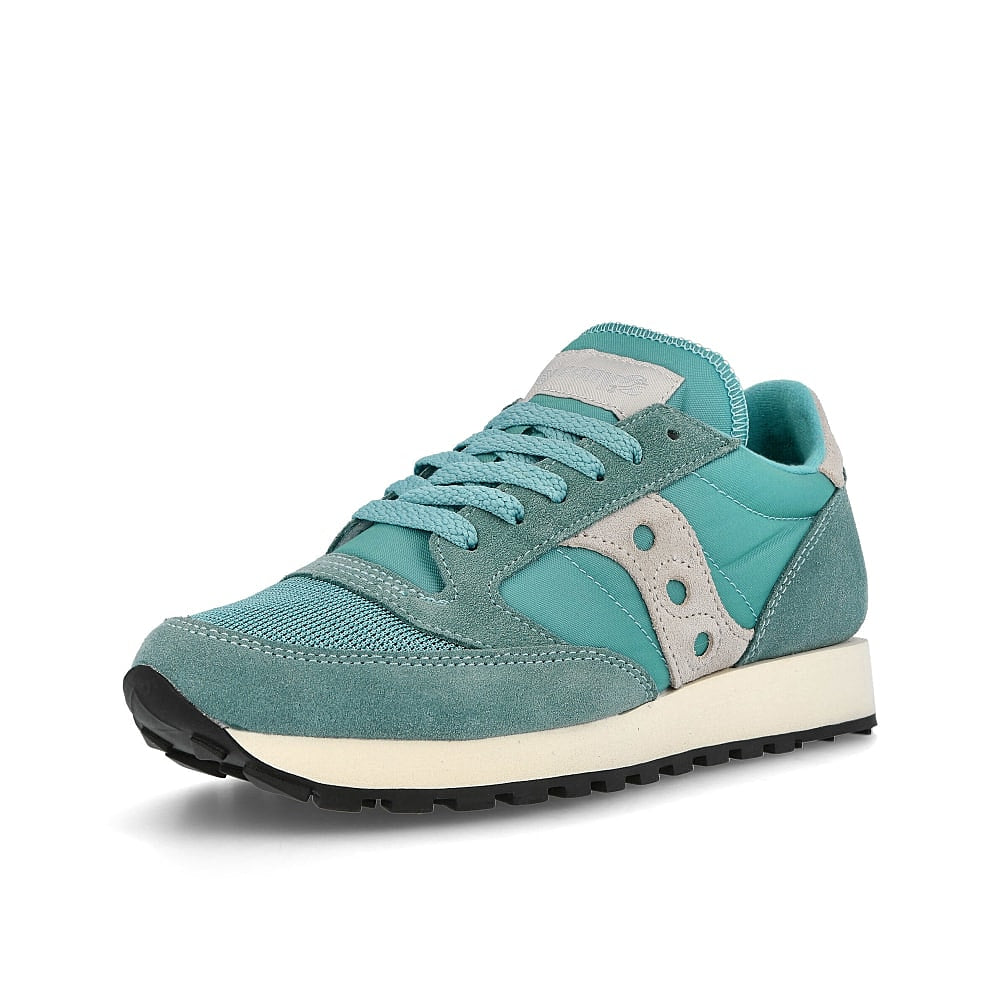 Saucony wmns jazz original vintage Blue-Tan Sneakers  Close Up | Overkill