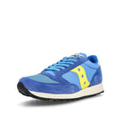 Saucony jazz original vintage Blue-Yellow Low Top Sneakers  Close Up | Overkill