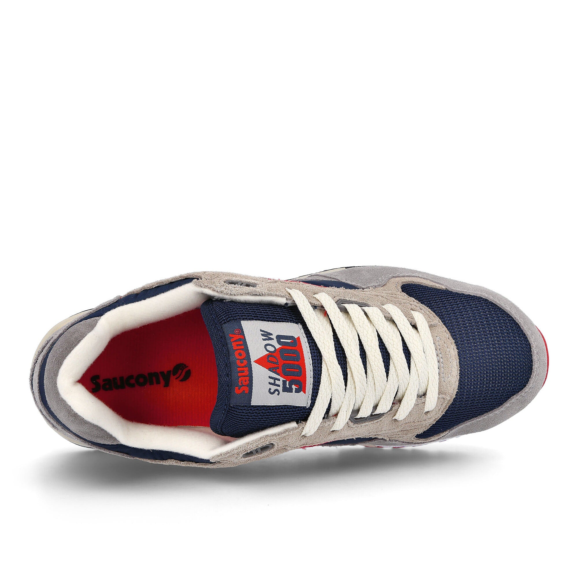 Saucony shadow 5000 Navy-Red Sneakers  Detailfoto | Overkill