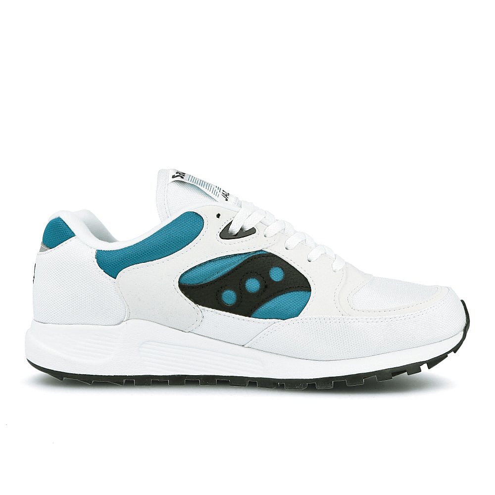 Saucony jazz 4000 White-Teal-Black Sneakers  Silhouette | Overkill