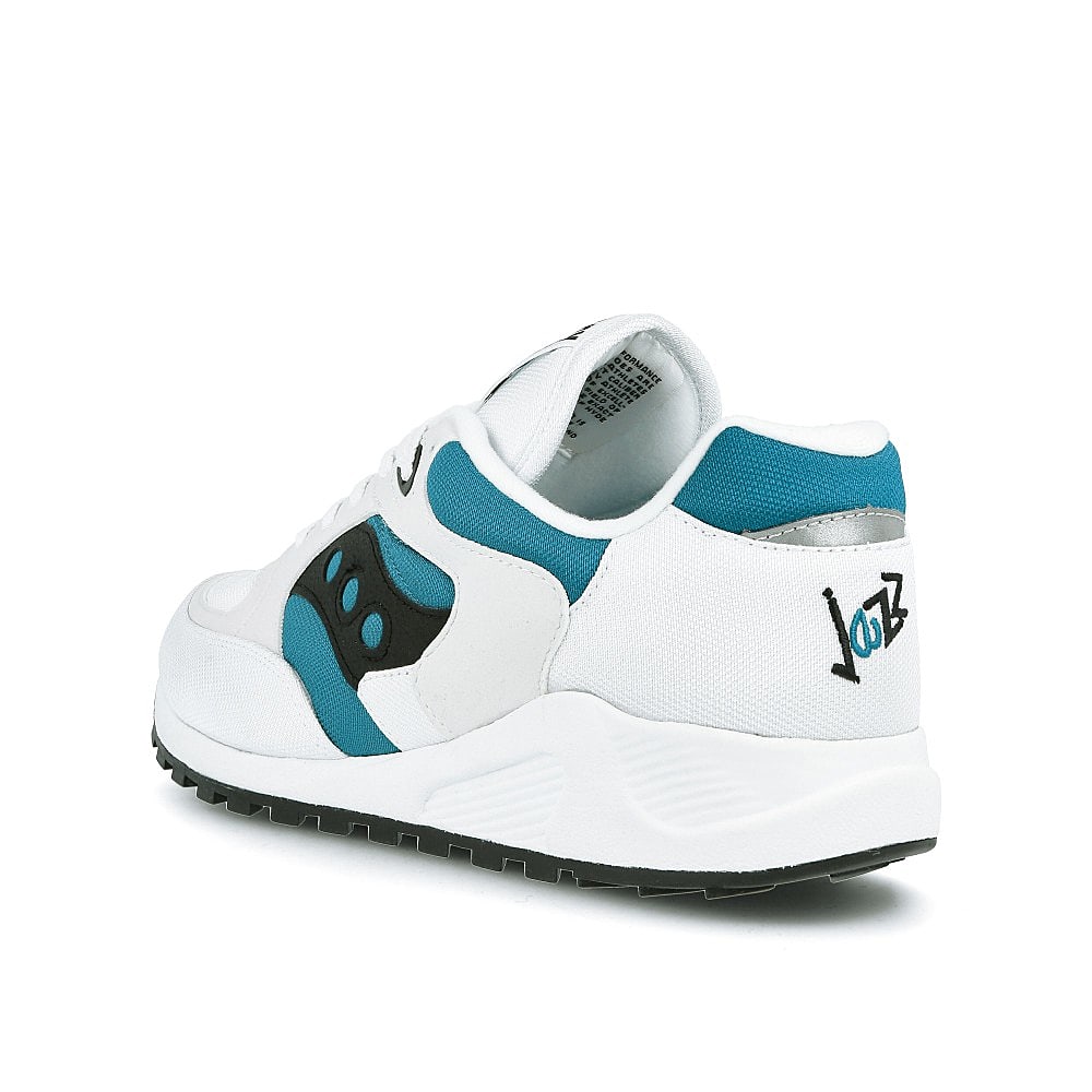 Saucony jazz 4000 White-Teal-Black Sneakers  Material | Overkill