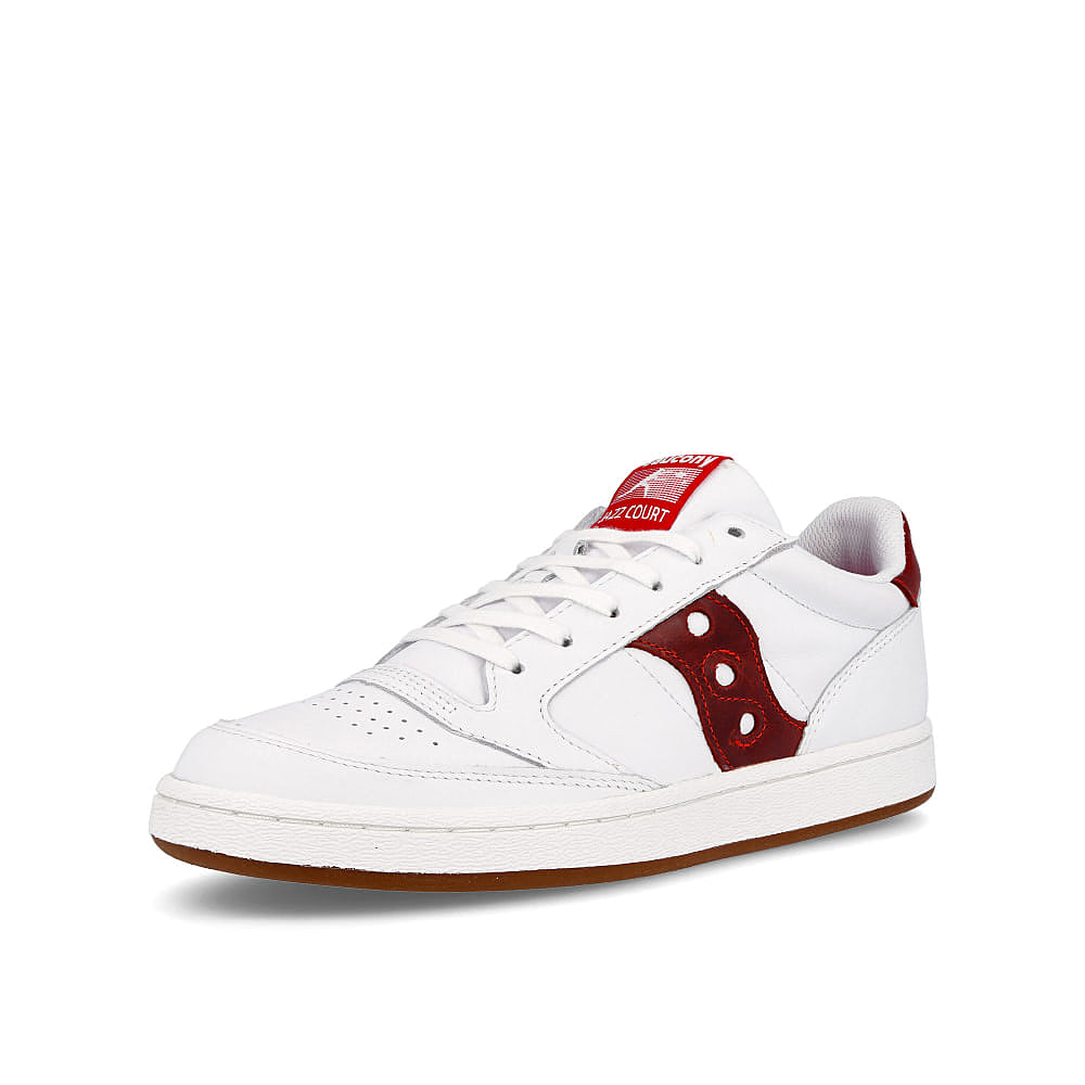 Saucony jazz court White / Red  Detailfoto | Overkill