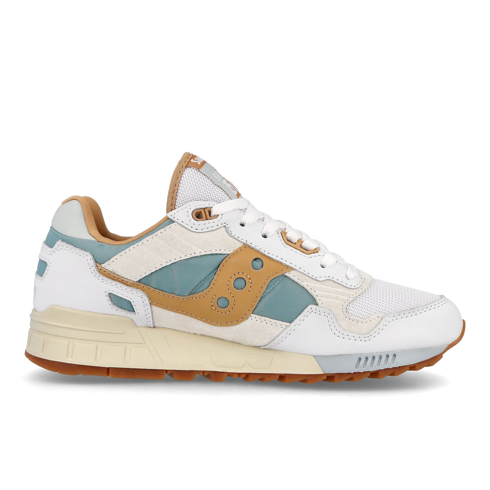 Saucony shadow 5000 White-Tan Sneakers  Silhouette | Overkill