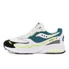 Saucony 3d grid hurricane White-Green Low Top Sneakers S70646-1 | Overkill