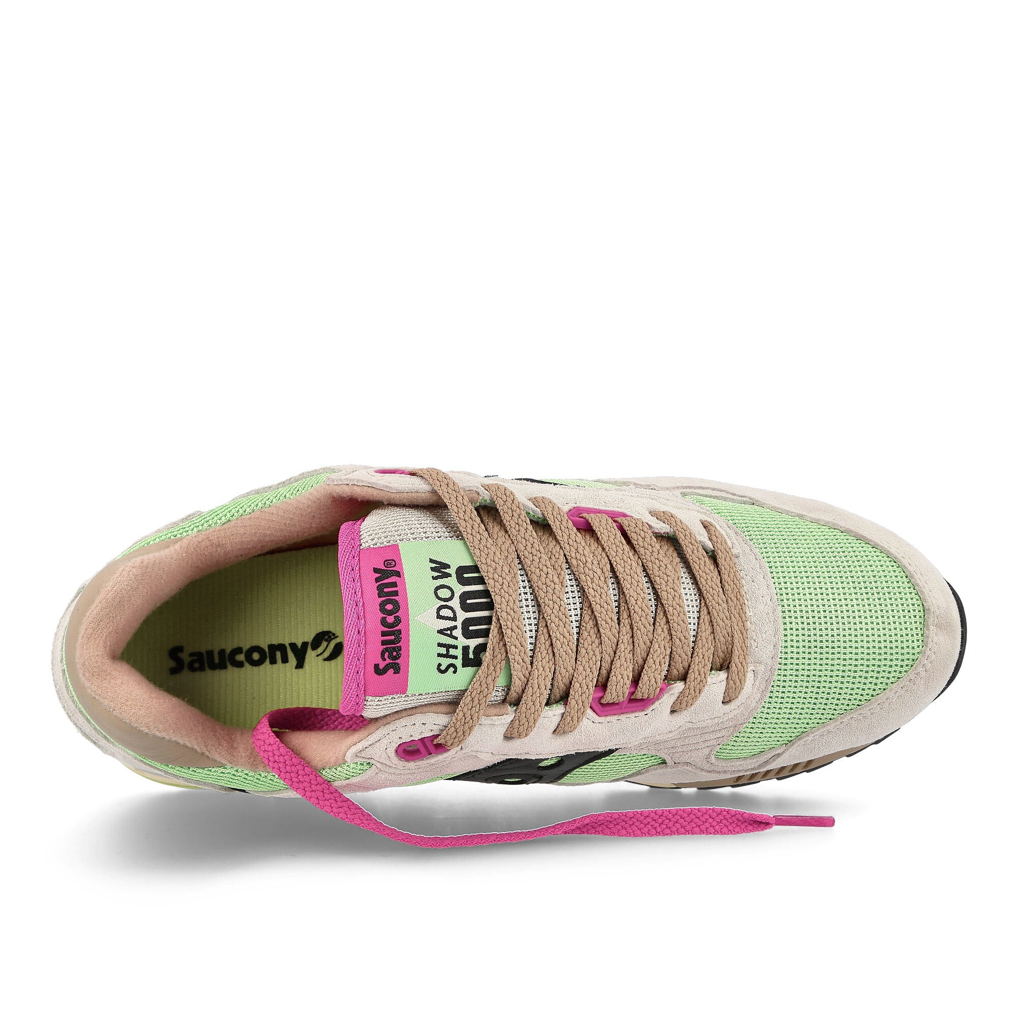 Saucony shadow 5000 Beige-Green Low Top Sneakers  Detailfoto | Overkill