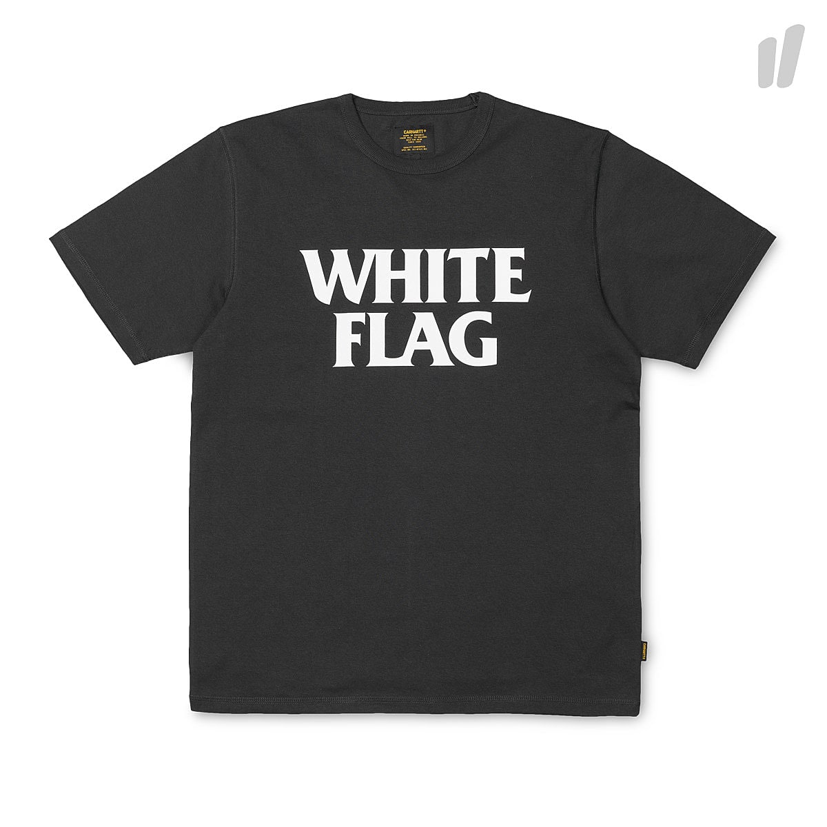 Carhartt WIP White Flag T-Shirt Soot / White T-Shirts I023866.26.90.03 | Overkill