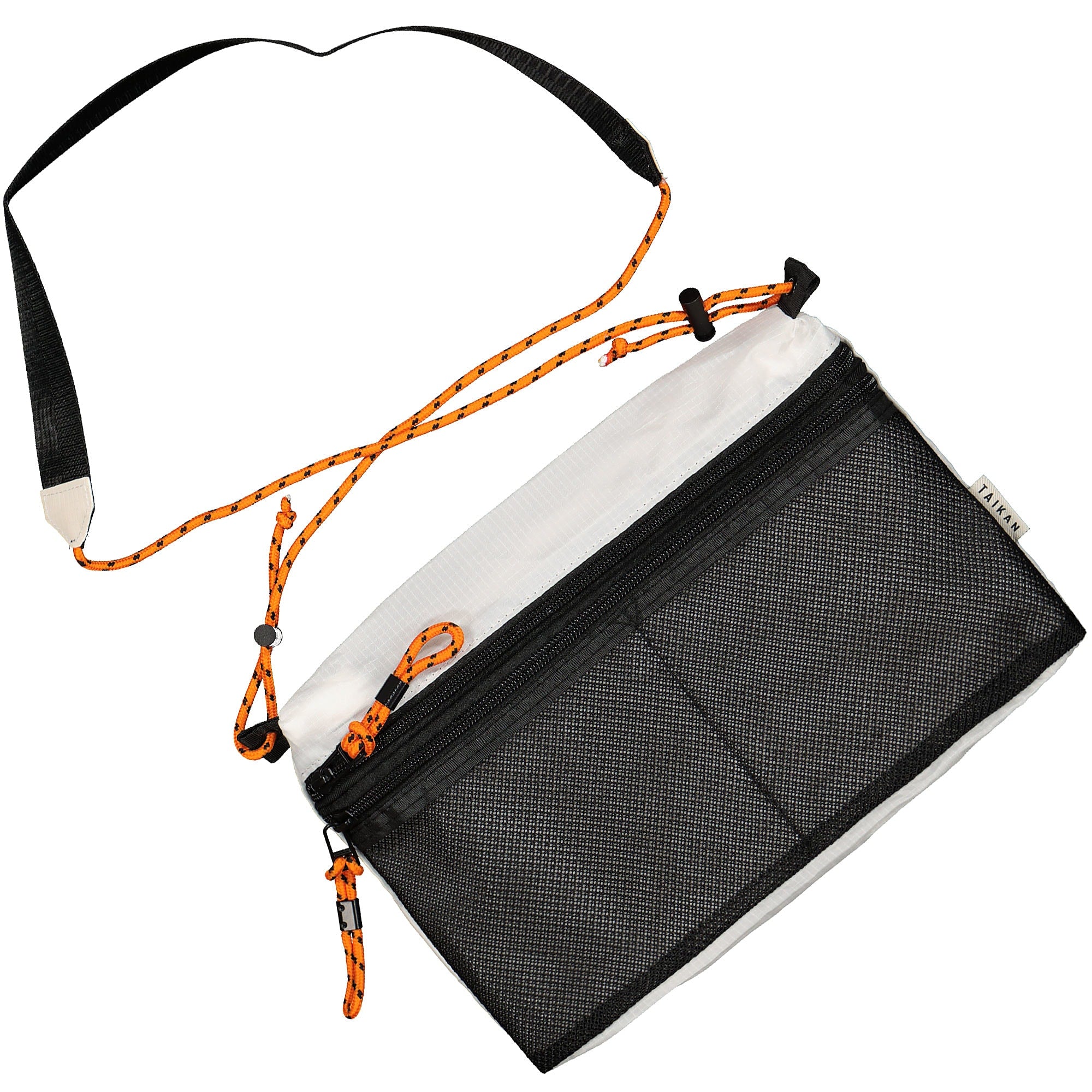 Taikan Everything Sacoche Large White / Black / Orange Tote Bags & Shoppers  Material | Overkill