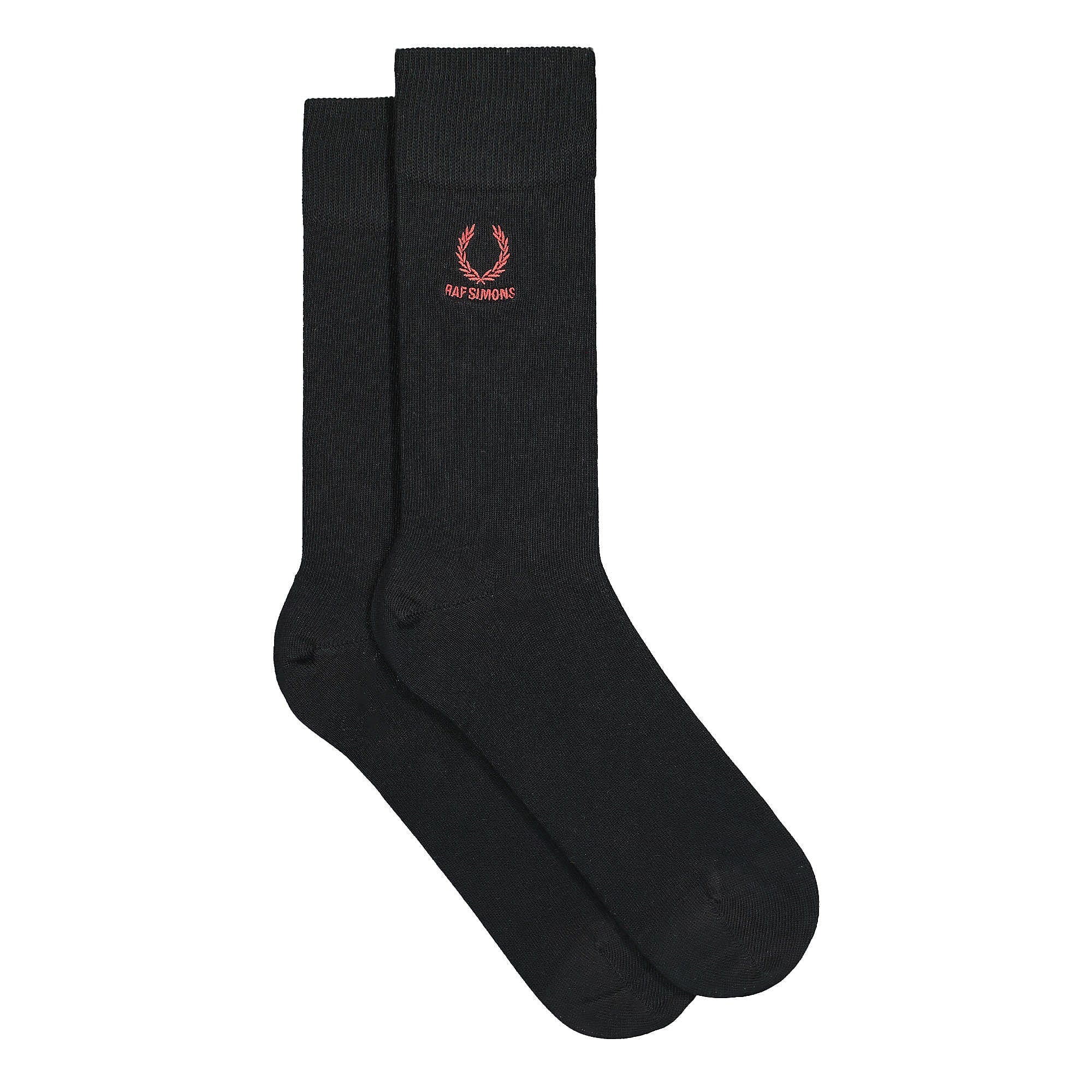 Fred Perry Raf Simons x Fred Perry Embroidered Socks Black Socks Material | Overkill