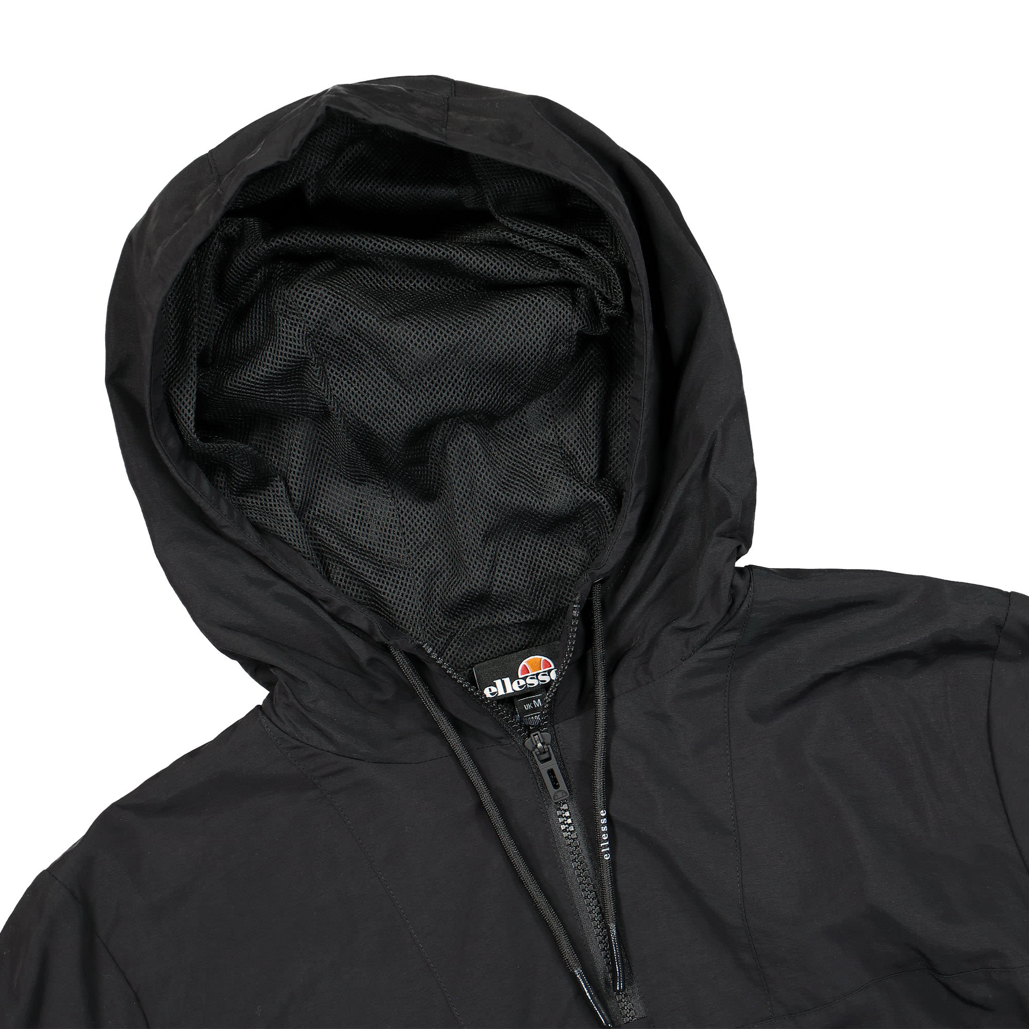 Ellesse Herito Oh Jacket Black Windbreaker Close-up | Overkill
