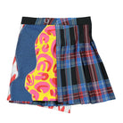 Fred Perry Charles Jeffrey LOVERBOY x Fred Perry Tartan Patch Kilt Tartan Sweatshirts Close-up | Overkill