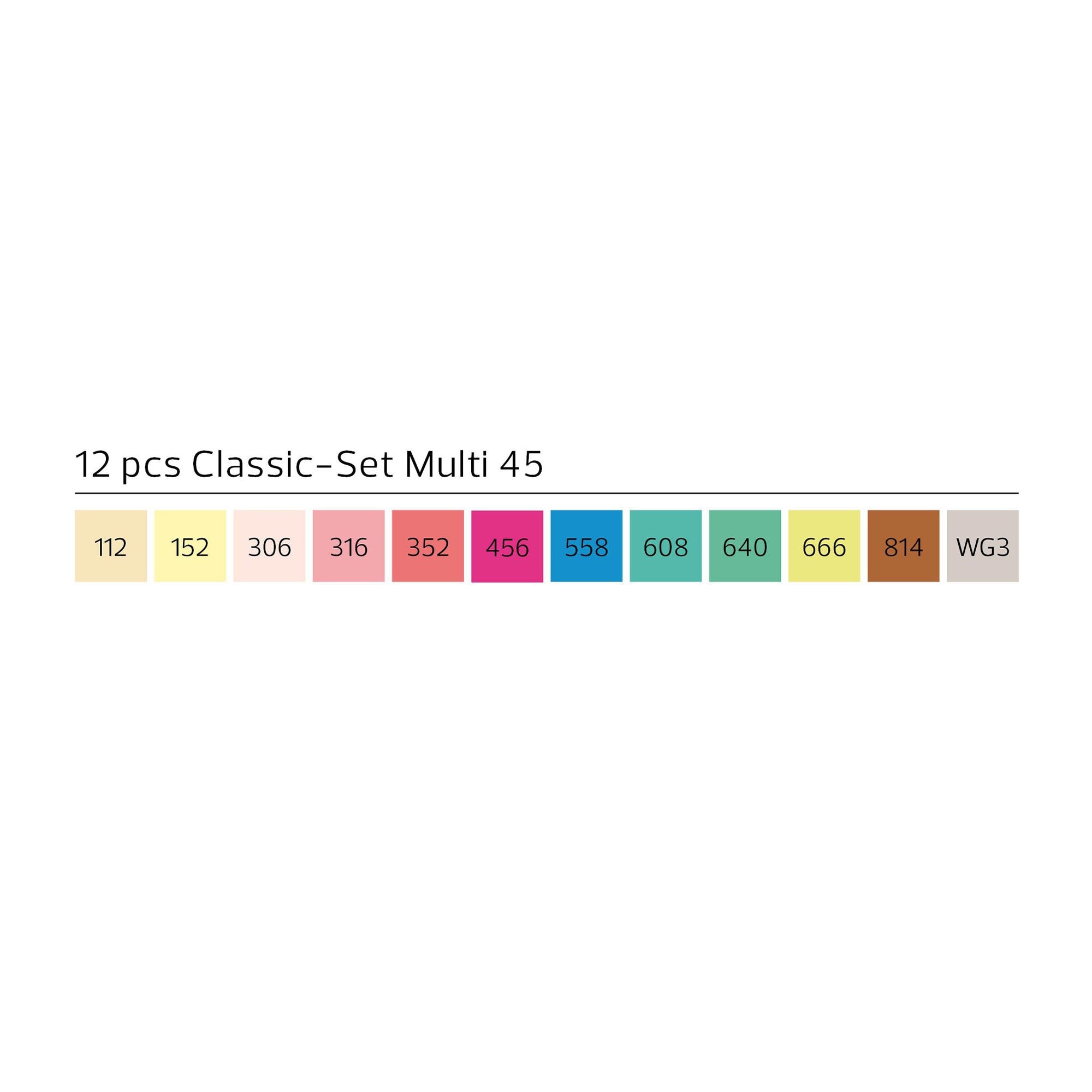 Stylefile Marker 12er Multi Set 45 0 Marker Close-up | Overkill