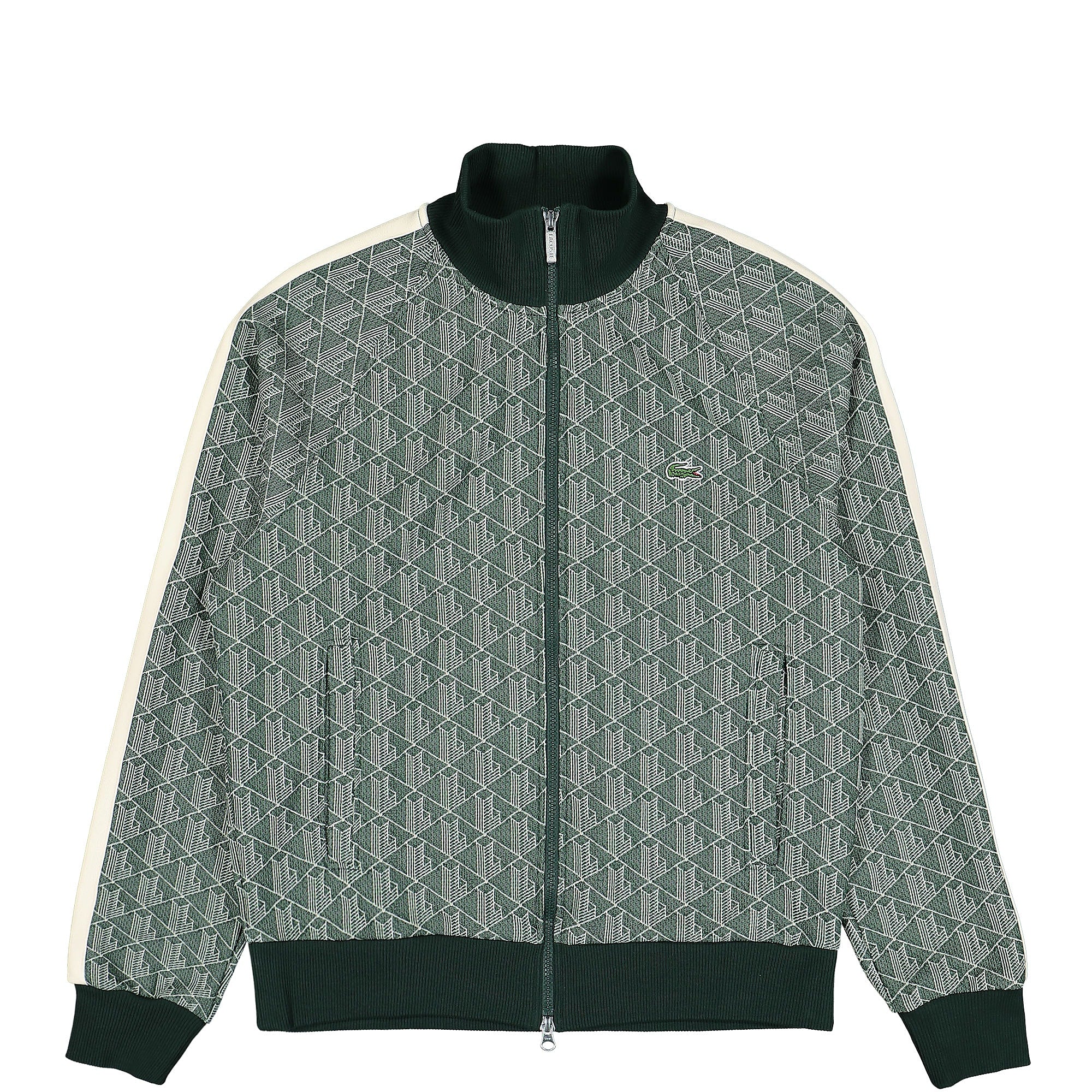 LACOSTE ジャンパー Men's Logo Stripe Zip-Up Hoodie - Sweaters & Sweatshirts - New In