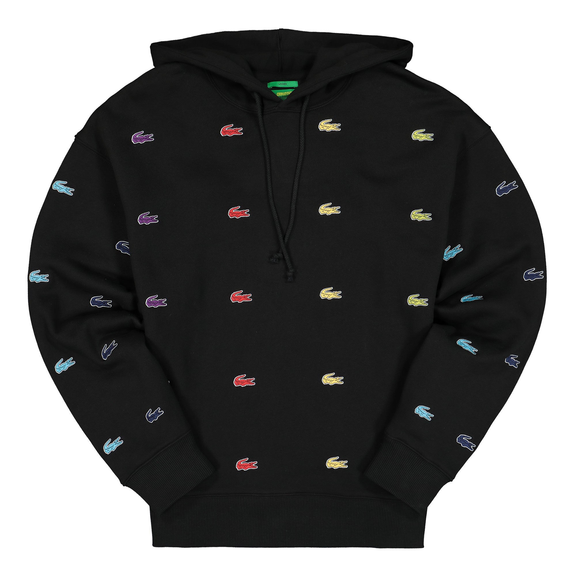 Lacoste Chinatown Market x Lacoste Hoodie Black Hoodies SH0118-00-KBR | Overkill