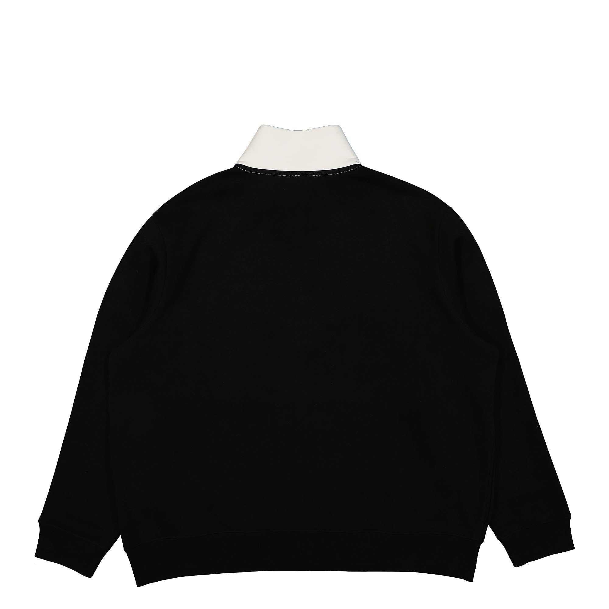 Lacoste Classic Fit Colourblock Zipped Sweatshirt Black / White Track Jackets Material | Overkill