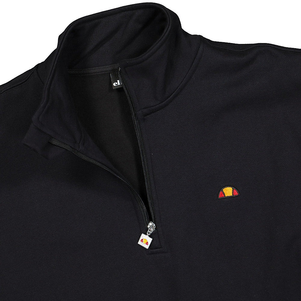Ellesse Estaro 1/4 Ziptop Black Sweatshirts Close-up | Overkill