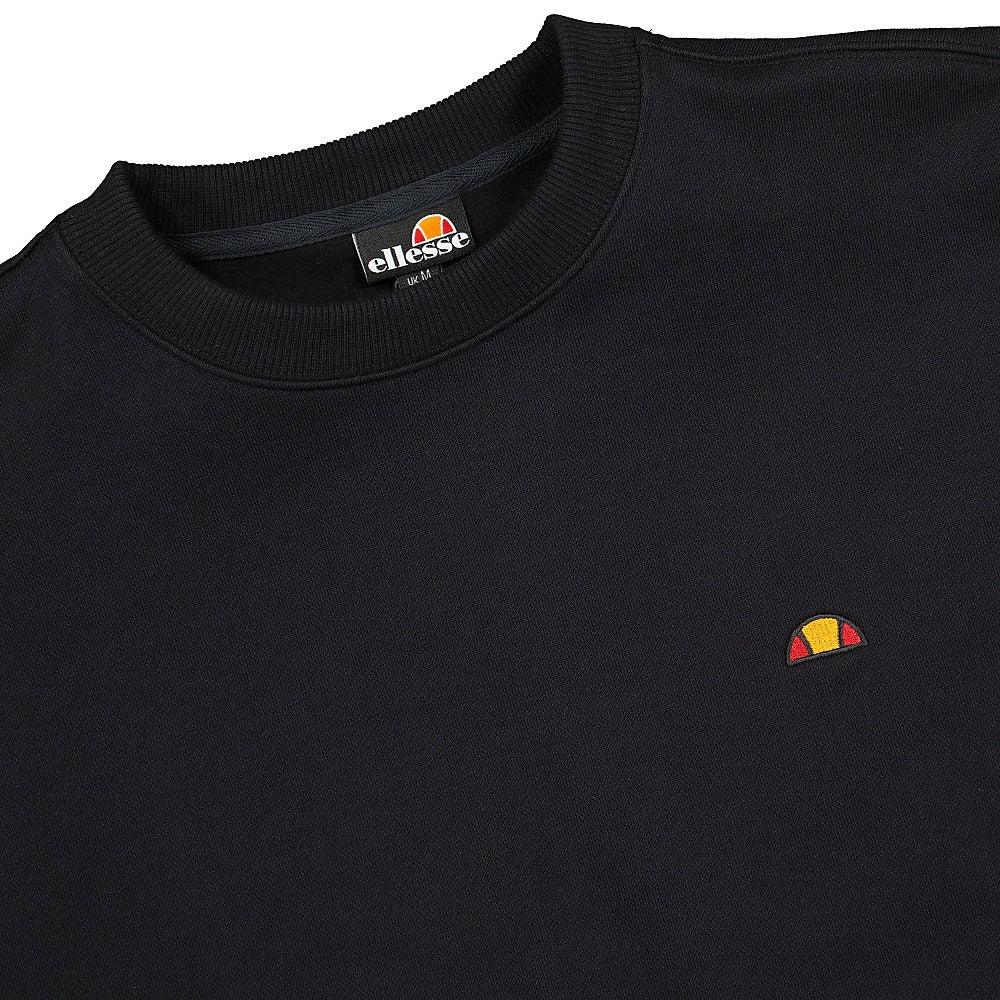 Ellesse Montano Crewsweat Black Sweatshirts Close-up | Overkill