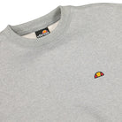 Ellesse Montano Crewsweat Grey Marl Sweatshirts Close-up | Overkill