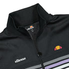 Ellesse Vicenza Track Top Black Track Jackets Close-up | Overkill