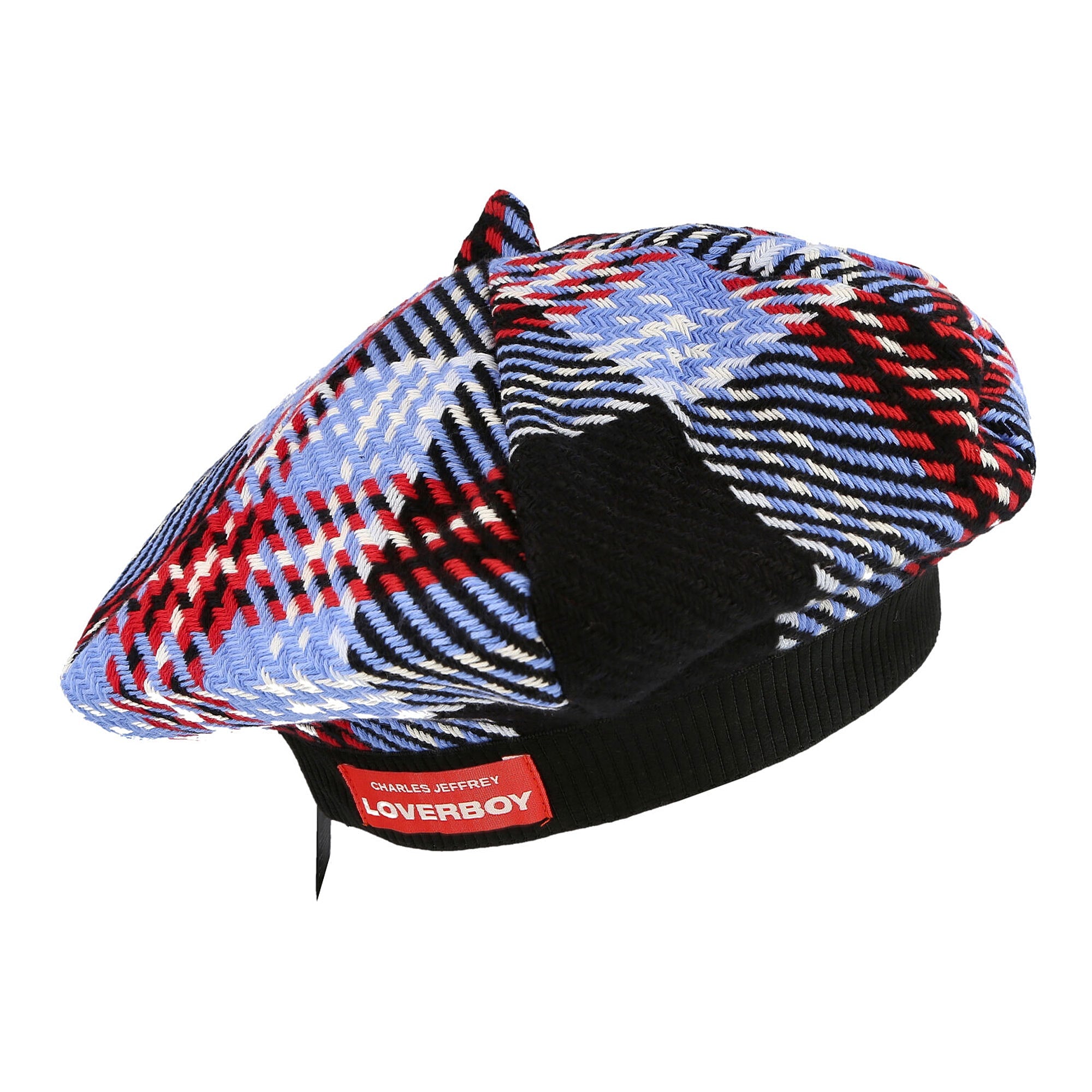 Fred Perry Charles Jeffrey LOVERBOY x Fred Perry Loverboy Tartan Beret Loverboy Tartan Bucket Hats Close-up | Overkill