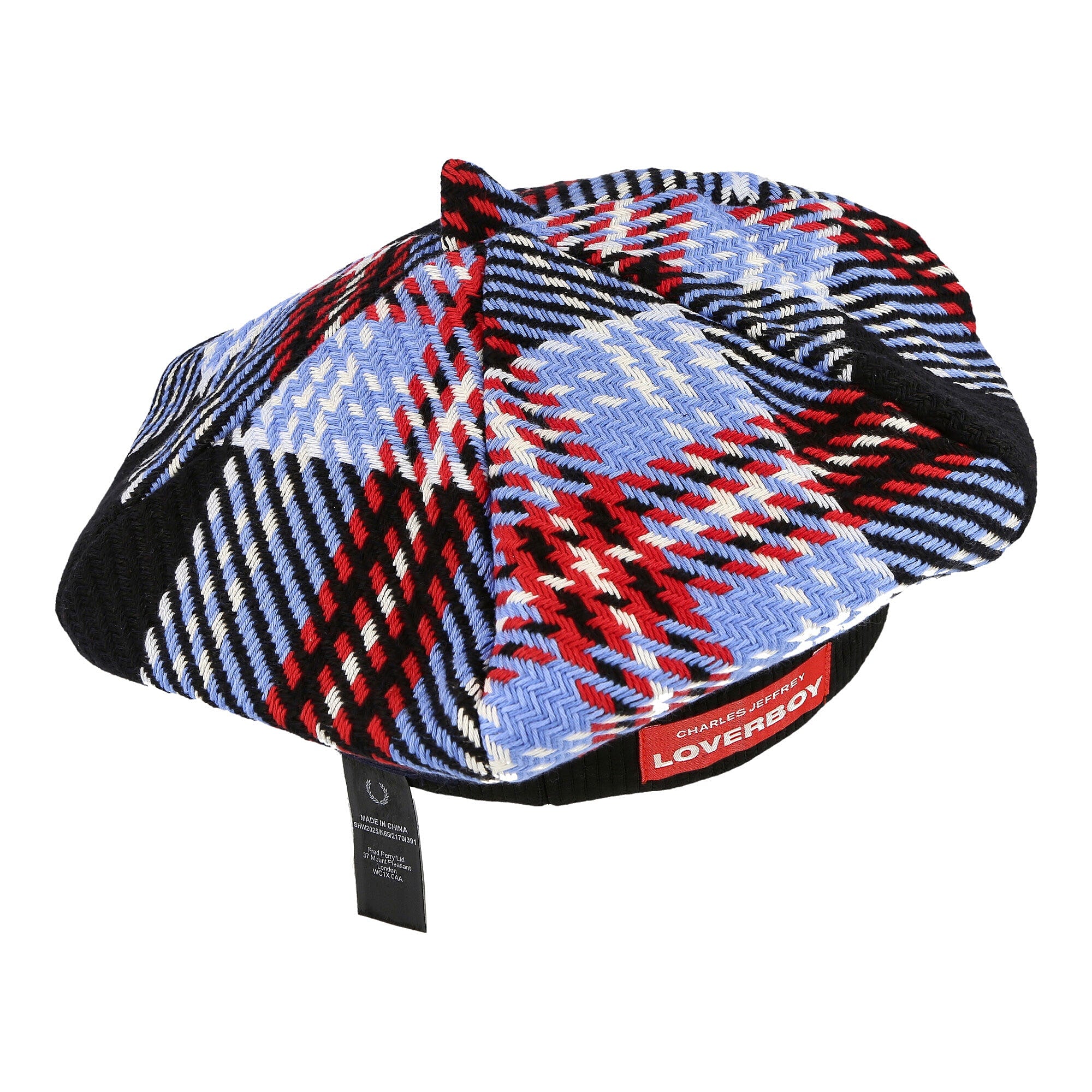 Fred Perry Charles Jeffrey LOVERBOY x Fred Perry Loverboy Tartan Beret Loverboy Tartan Bucket Hats Detail view 1 | Overkill