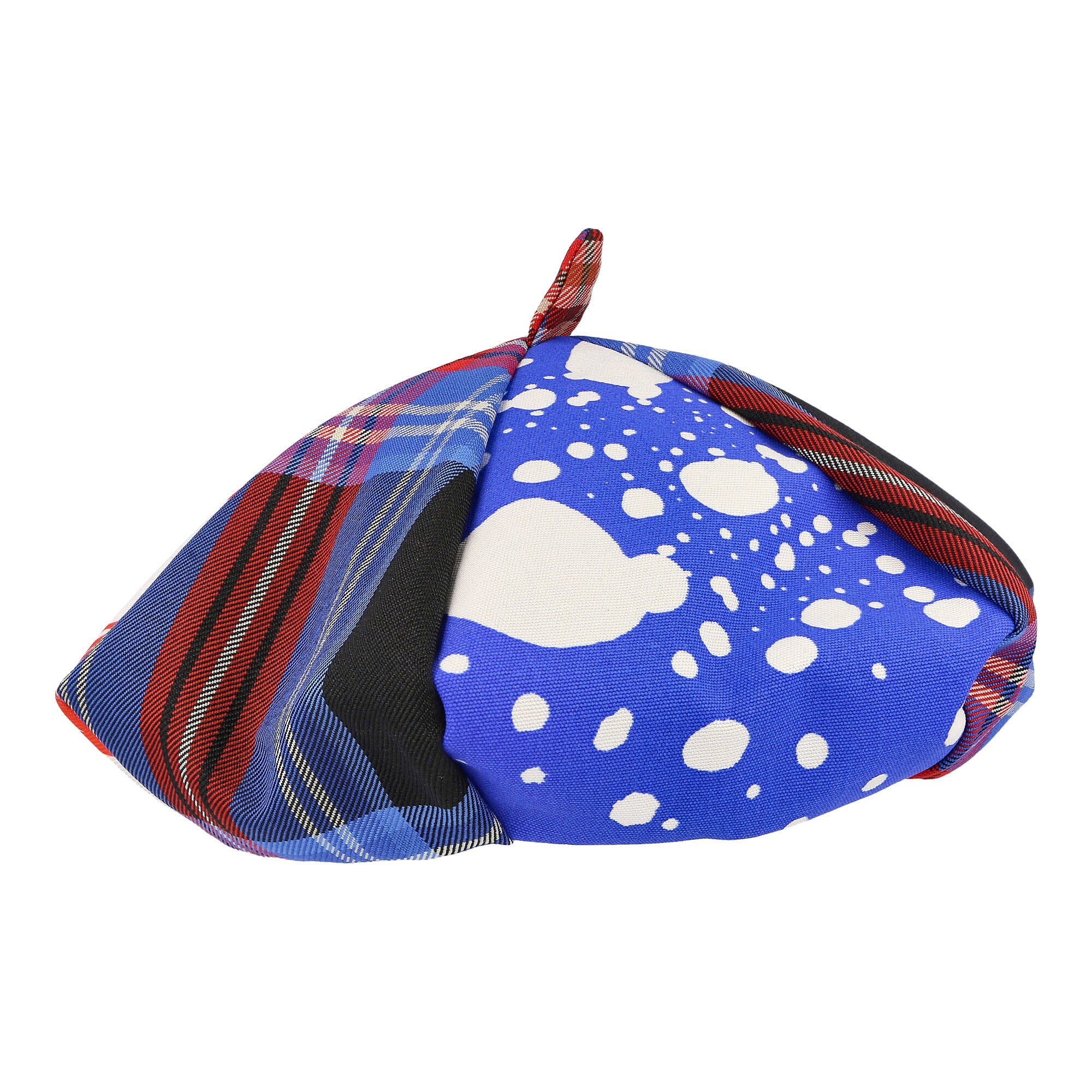 Fred Perry Charles Jeffrey LOVERBOY x Fred Perry Tartan Panelled Beret Tartan Bucket Hats Close-up | Overkill