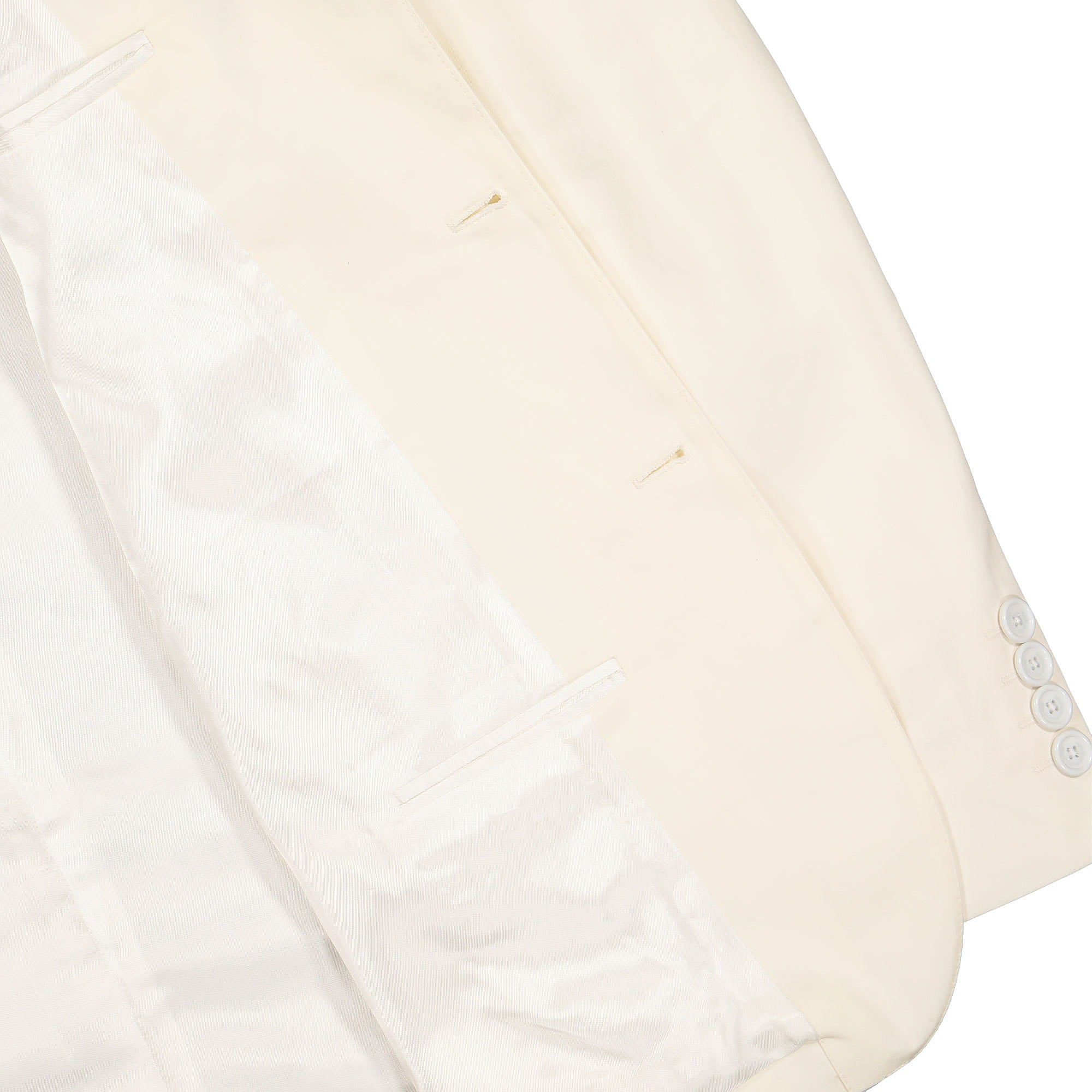 Fred Perry Raf Simons x Fred Perry Graphic Patch Blazer Ice White Jackets Detail view 1 | Overkill
