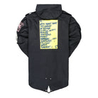 Fred Perry Raf Simons x Fred Perry Patch Detail Parka Black Parkas Material | Overkill