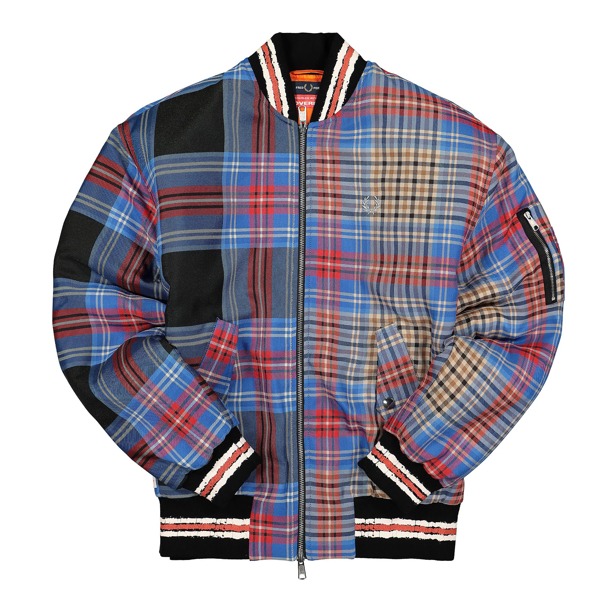 Charles Jeffrey Loverboy テーラードジャケット Fred Perry Charles Jeffrey LOVERBOY x Fred Perry Split Tartan