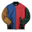 Fred Perry Charles Jeffrey LOVERBOY x Fred Perry Glitter Bomber Jacket Fiery Red Bomber & Varsity Jackets SJ2046 | Overkill