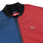 Fred Perry Charles Jeffrey LOVERBOY x Fred Perry Glitter Bomber Jacket Fiery Red Bomber & Varsity Jackets Close-up | Overkill