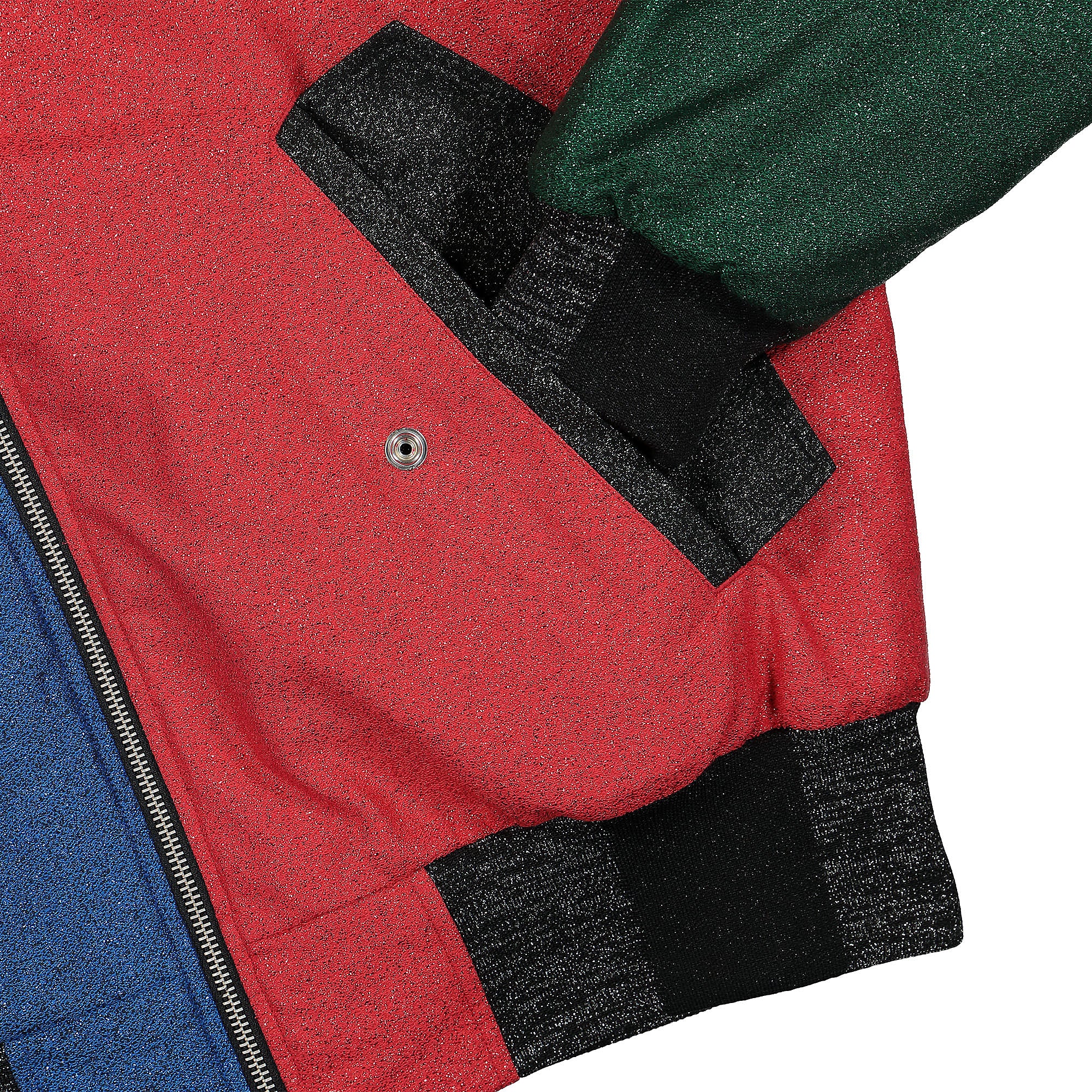Fred Perry Charles Jeffrey LOVERBOY x Fred Perry Glitter Bomber Jacket Fiery Red Bomber & Varsity Jackets Detailfoto | Overkill