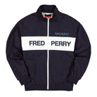 Fred Perry Beams x Fred Perry Embroidered Lauren Wreath Shell Jacket Indigo Night Track Jackets SJ8025-K12 | Overkill