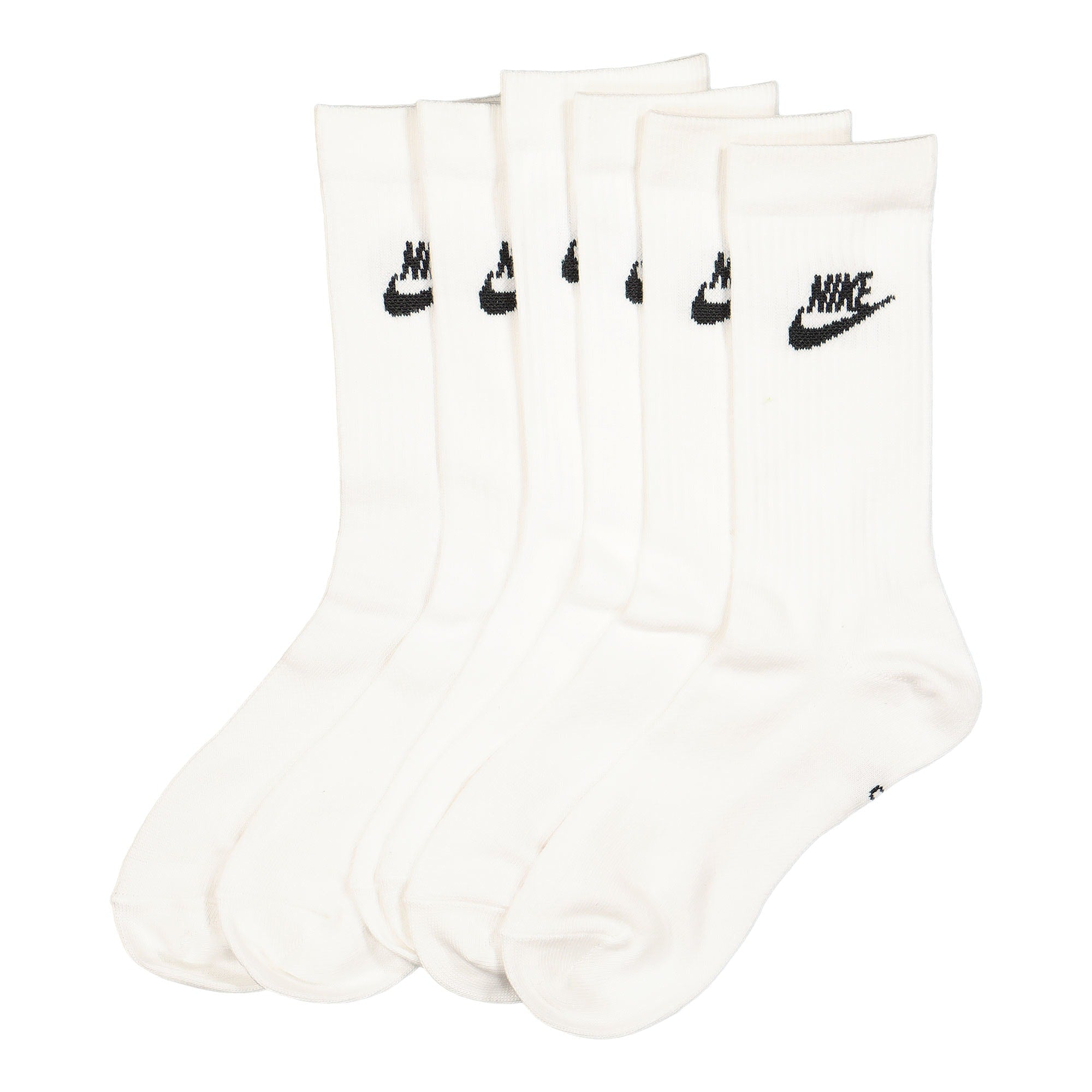 Nike Sportswear Essential Socks 3 Pack White Socks SK0109 100 | Overkill