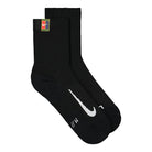 Nike Court Multiplier Crew Cushioned Socks Black / Black Socks SK0118 010 | Overkill