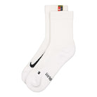 Nike Court Multiplier Crew Cushioned Socks White / White Socks Material | Overkill