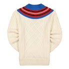 Fred Perry Charles Jeffrey LOVERBOY x Fred Perry Argyle V-Neck Jumper Ecru Sweatshirts Material | Overkill
