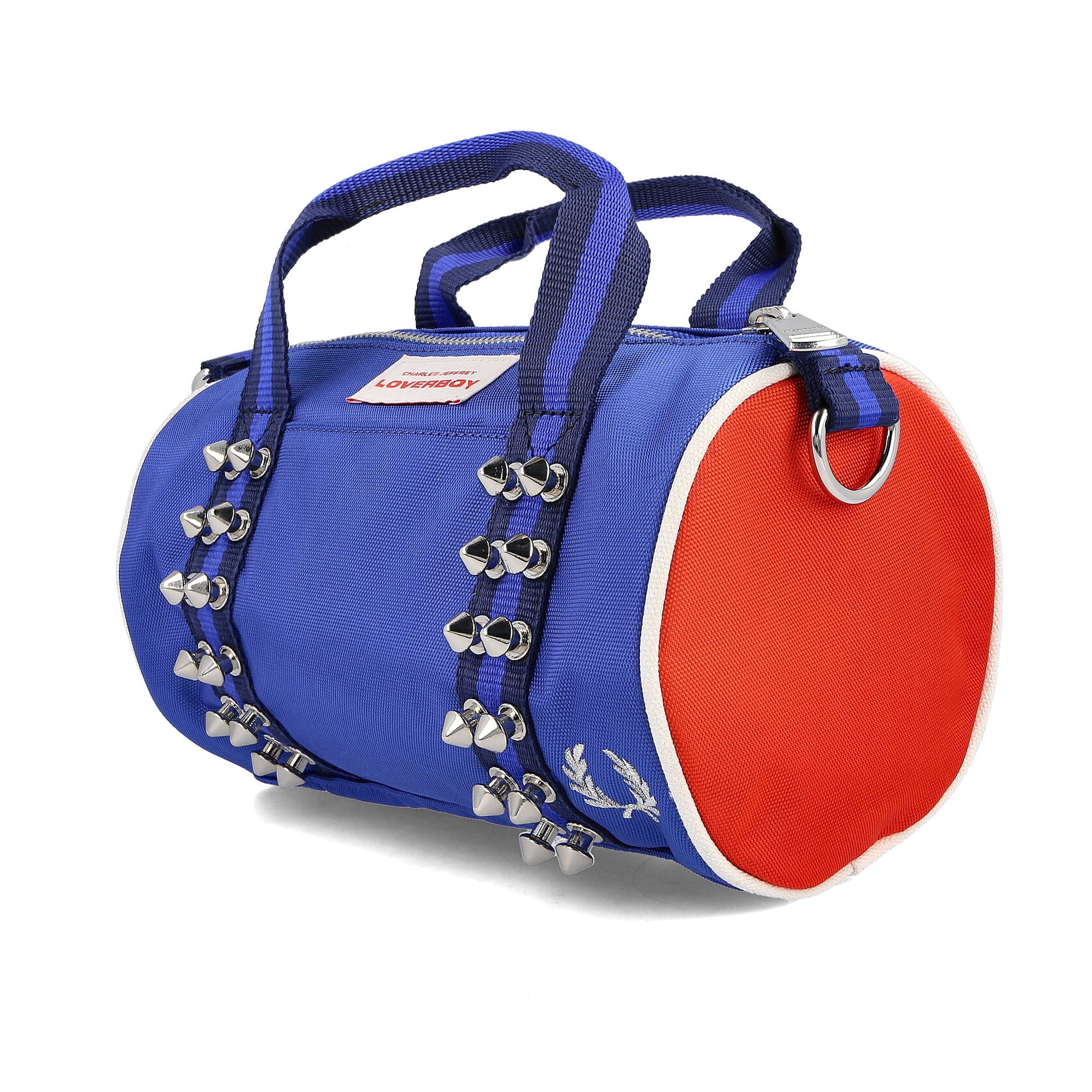 Fred Perry Charles Jeffrey LOVERBOY x Fred Perry Mini Barrel Bag Blue Allure Duffle Bags  Material | Overkill