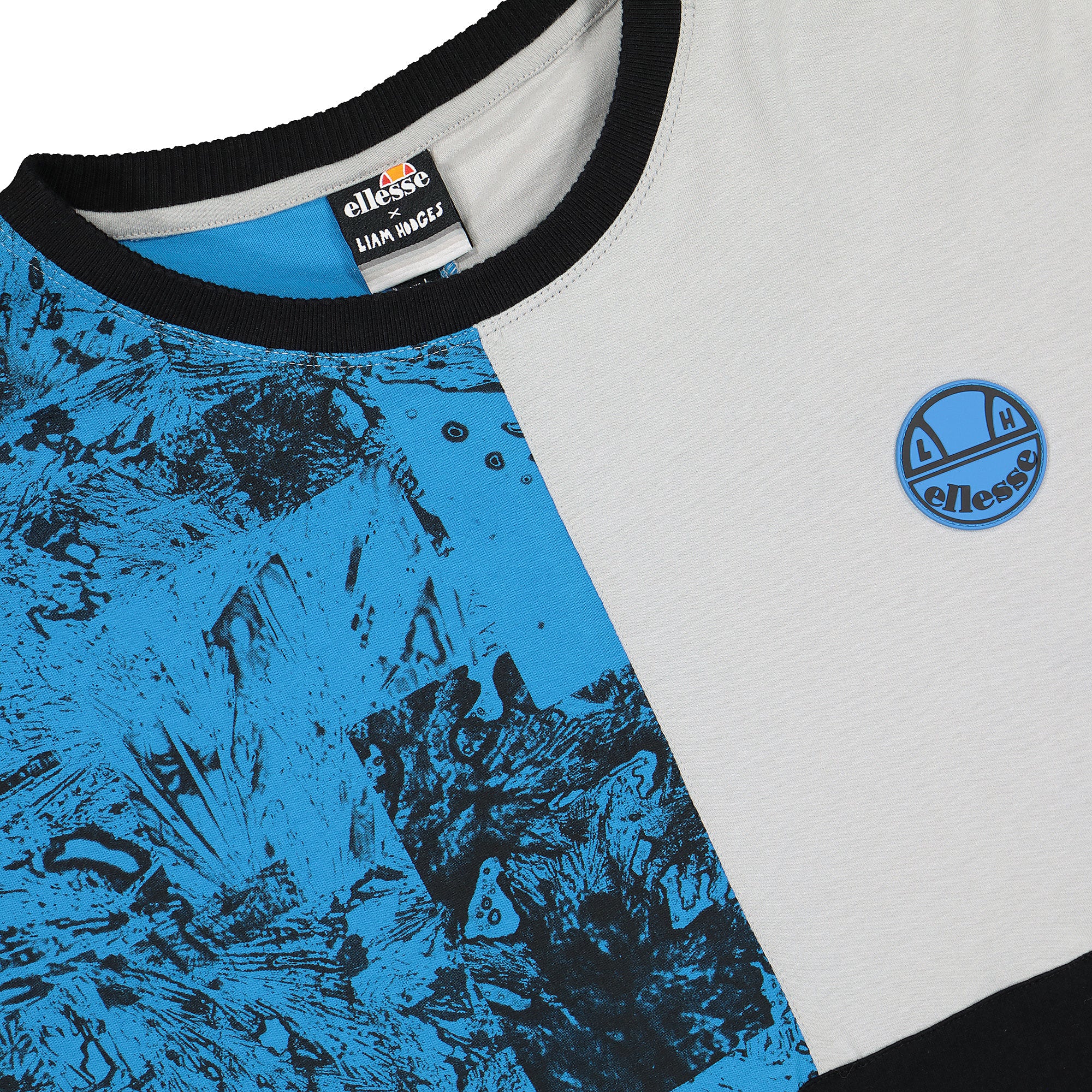 Ellesse Liam Hodges x Ellesse Balzo T-Shirt Blue T-Shirts Close-up | Overkill