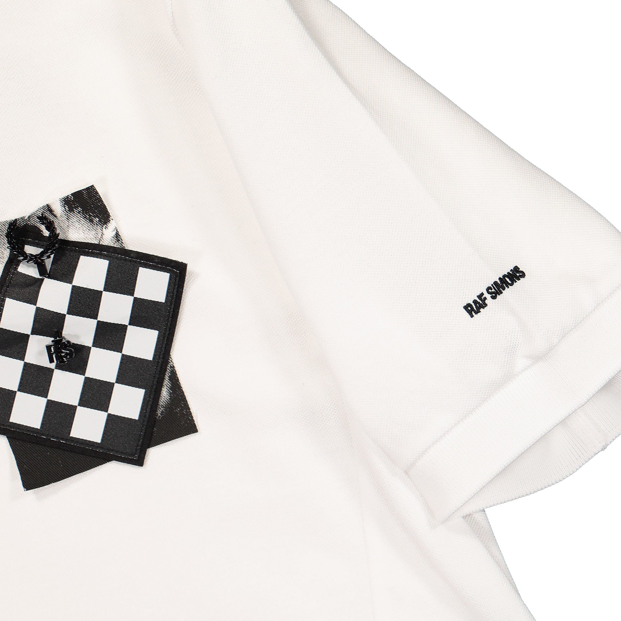 Raf Simons ✕FRED PERRYホワイト ポロシャツ L Fred Perry x RAF Simons Men's Polo Shirt White Size 44 Tactical