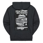 Fred Perry Raf Simons x Fred Perry Destroyed Hoodie Black Hoodies Material | Overkill