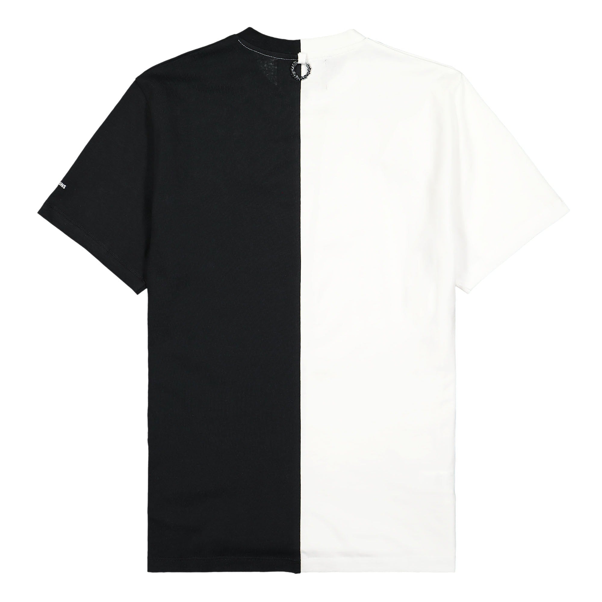 Fred Perry Raf Simons x Fred Perry Split T-Shirt Black T-Shirts Material | Overkill