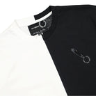 Fred Perry Raf Simons x Fred Perry Split T-Shirt Black T-Shirts Close-up | Overkill