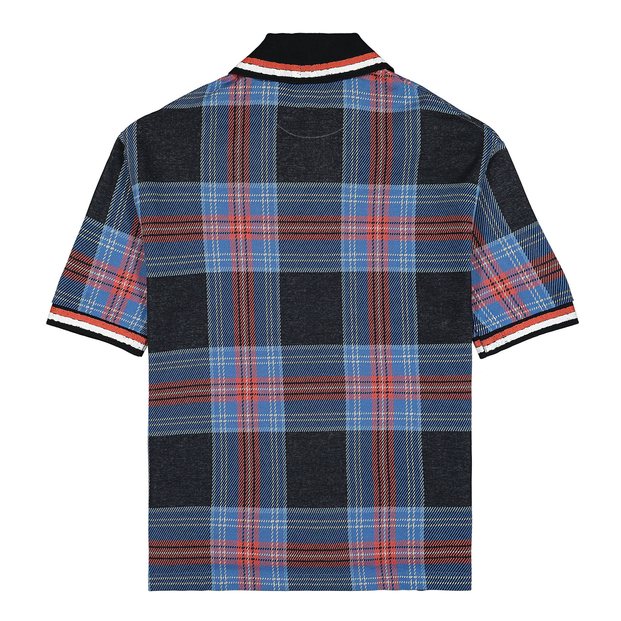 Fred Perry Charles Jeffrey LOVERBOY x Fred Perry Oversized Tartan Polo Shirt Loverboy Tartan Polo Shirts Material | Overkill