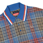 Fred Perry Charles Jeffrey LOVERBOY x Fred Perry Longline Tartan Polo Shirt Shepherds Tartan Polo Shirts Close-up | Overkill