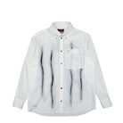 Fred Perry Charles Jeffrey LOVERBOY x Fred Perry Oversized Tartan Patch Shirt White Shirts SM3062 | Overkill