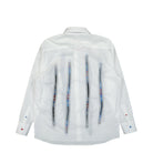 Fred Perry Charles Jeffrey LOVERBOY x Fred Perry Oversized Tartan Patch Shirt White Shirts Material | Overkill