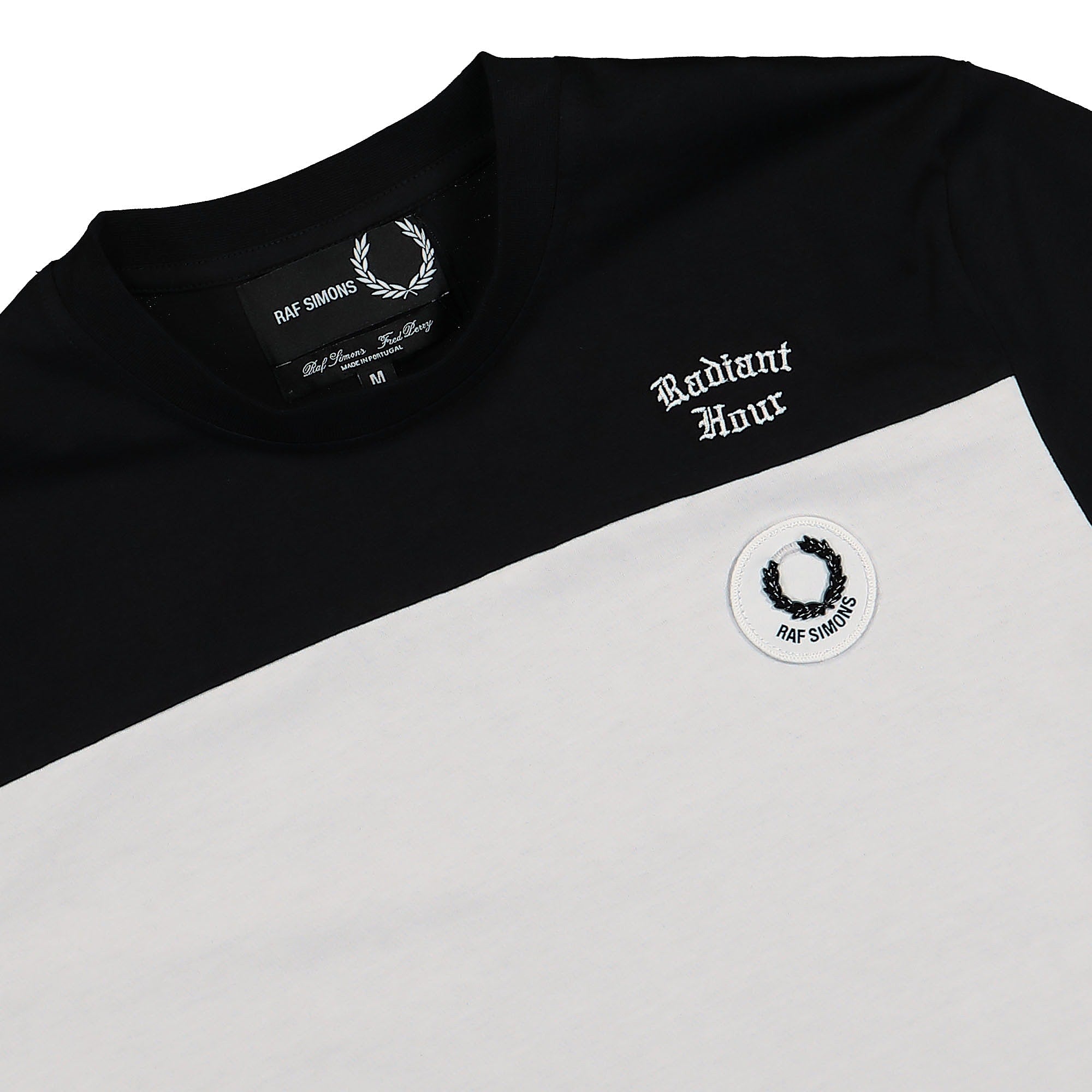 RAF SIMONS×Fred Perry ポロシャツ ホワイト/グレーM FRED PERRY（フレッドペリー） × RAF SIMONS ラフシモンズ バック