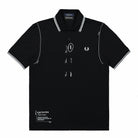 Fred Perry Printed Shirt Black Polo Shirts SM3155 102 | Overkill