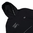 Fred Perry Printed Hooded Sweatshirt Black Hoodies Material | Overkill